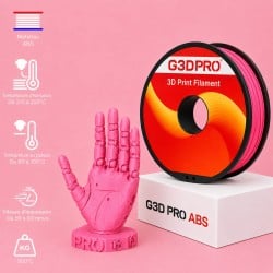 Fil 3D ABS 500g 1.75mm Rose