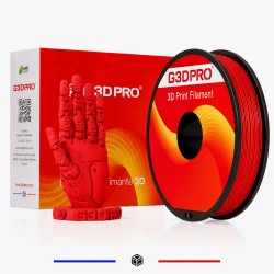 Fil 3D ABS 500g 1.75mm Rouge