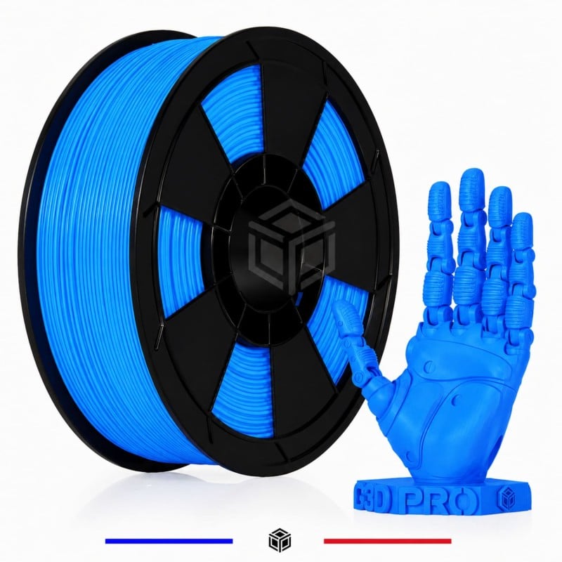 Filament 3D ABS Fluorescent 1.75 mm Bleu Filament 3D ABS Fluorescent 1.75 mm Bleu