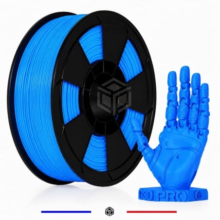 Filament 3D ABS Fluorescent 1.75 mm Bleu