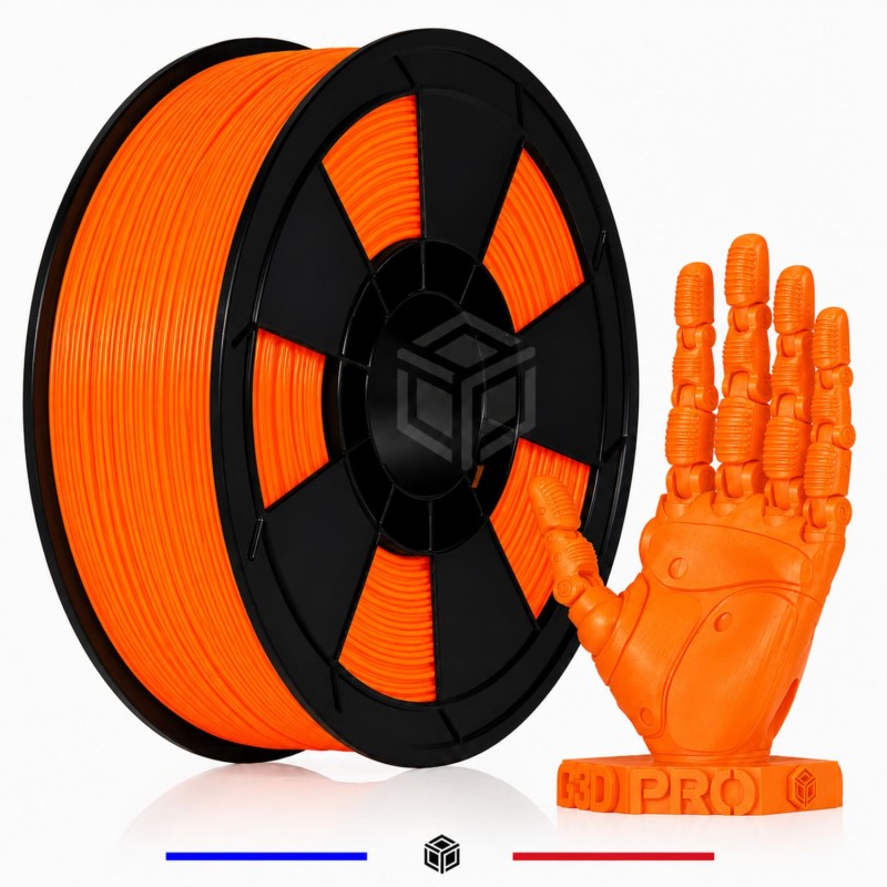 ABS Fluorescent Orange 1 kg 1,75mm ABS Fluorescent Orange 1 kg 1,75mm
