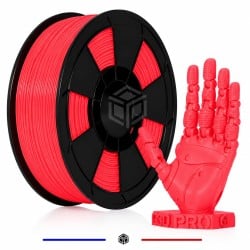 Filament 3D ABS Fluorescent 1.75 mm Rouge rose Filament 3D ABS Fluorescent 1.75 mm Rouge rose