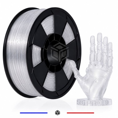 Fil 3D ABS 1 Kg 1.75 mm Transparent