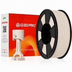 Filament Blanc Cassé G3D PRO PETG 1Kg 1.75mm - Grossiste 3D