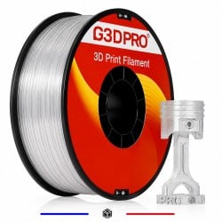 PETG Transparent 1Kg G3D PRO 1.75mm - Grossiste 3D