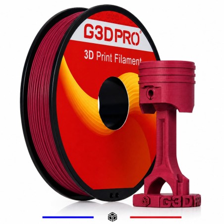 Filament 3D PETG 500g Rouge 1.75 mm