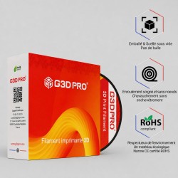 Filament Transparent 500g G3D PRO PETG 1.75mm - Grossiste 3D