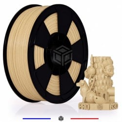 Filament 3D PLA BOIS Clair 1kg 1.75mm