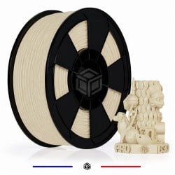 FILAMENT 3D PLA-WOOD 1 KG 1.75 MM CLAIR