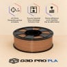 Filament PLA Noyer Foncé 1 kg 1,75 mm – Bois Véritable | G3D PRO Filament PLA Noyer Foncé 1 kg 1,75 mm – Bois Véritable | G3D PRO