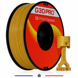Filament PETG Or 1 kg 1,75 mm – Couleur Doré Résistant | G3D PRO