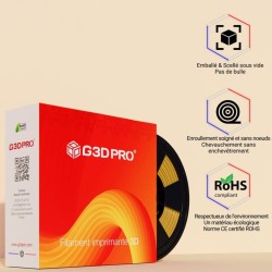 Filament PETG Or 1 kg 1,75 mm – Couleur Doré Résistant | G3D PRO