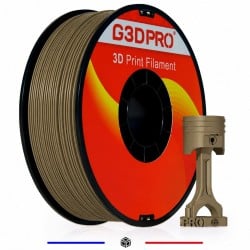 Filament PETG Bronze 1 kg 1,75 mm – Effet Bronze Antique | G3D PRO