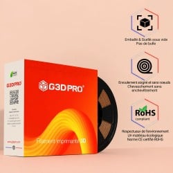 Filament PETG Bronze 1 kg 1,75 mm – Effet Bronze Antique | G3D PRO