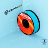 Dimensions de la bobine PETG cyan G3D PRO 1 kg - diamètre 200 mm, largeur 66 mm, trou 55 mm Dimensions de la bobine PETG cyan G3D PRO 1 kg - diamètre 200 mm, largeur 66 mm, trou 55 mm