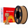 Filament PETG marron clair G3D PRO 1 kg 1,75 mm - bobine, boîte et pièce imprimée Filament PETG marron clair G3D PRO 1 kg 1,75 mm - bobine, boîte et pièce imprimée