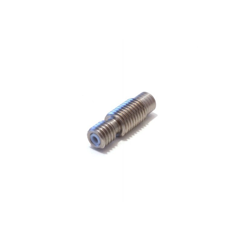 GUIDE-FIL E3D V6 M6 M7 X 22mm INOX avec tube Téflon intérieur- 1,75mm