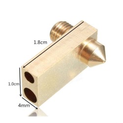 Ultimaker 2 UM2 Buse + Heaterblock 0.5mm Pour 1.75mm