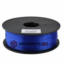Filament 3D paillette Bleu PLA 3mm