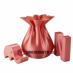 Filament 3D Soie (Silk) Rouge rose 3.00mm