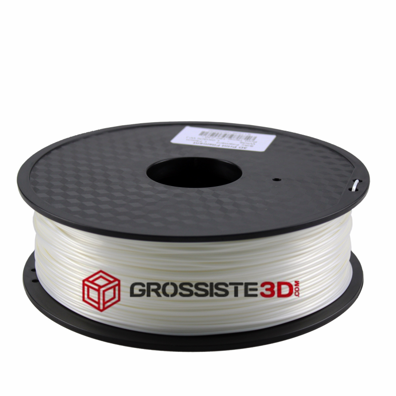 Filament 3D Soie (Silk) Blanc 3.00 mm Filament 3D Soie (Silk) Blanc 3.00 mm