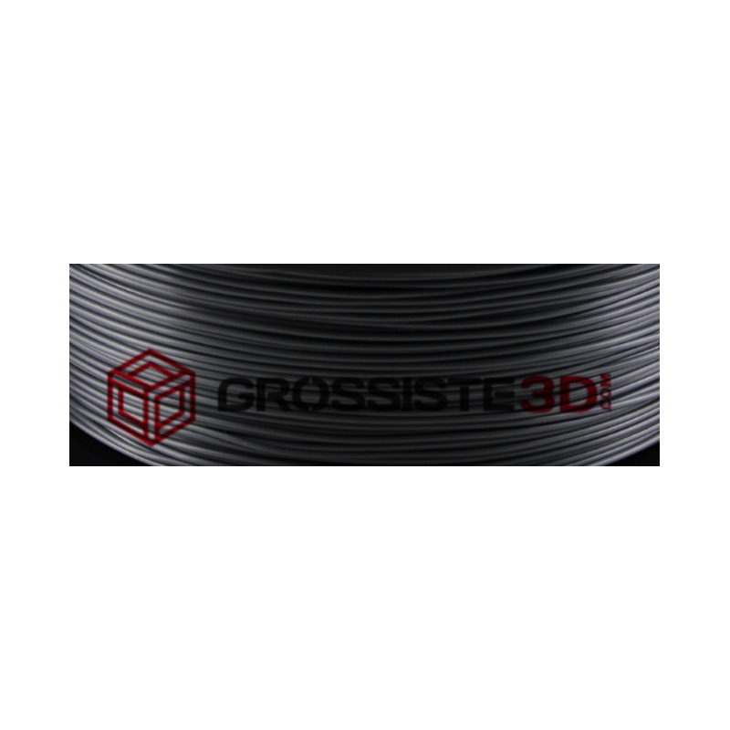 Filament 3D Soie (Silk) Gris Noir Dark 3.00mm par 10 mètre Filament 3D Soie (Silk) Gris Noir Dark 3.00mm par 10 mètre