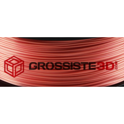 Filament 3D Soie (Silk) Rouge 1.75 mm par 10 mètre