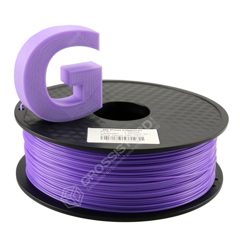 Fil 3D PLA 3 Kg 1.75 mm Lavande