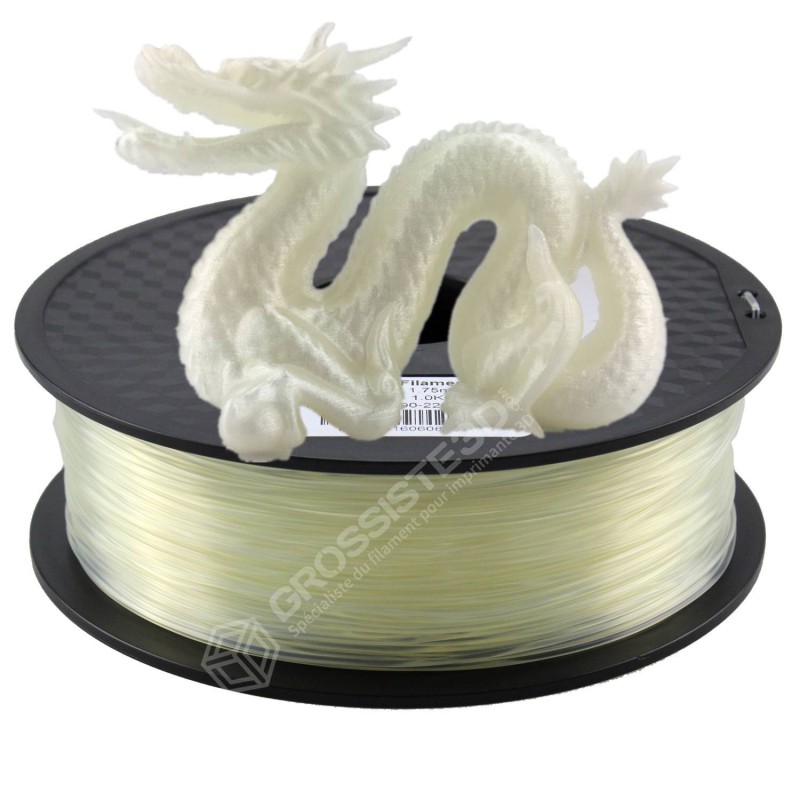 Fil 3D PLA 3 Kg 1.75 mm Transparent