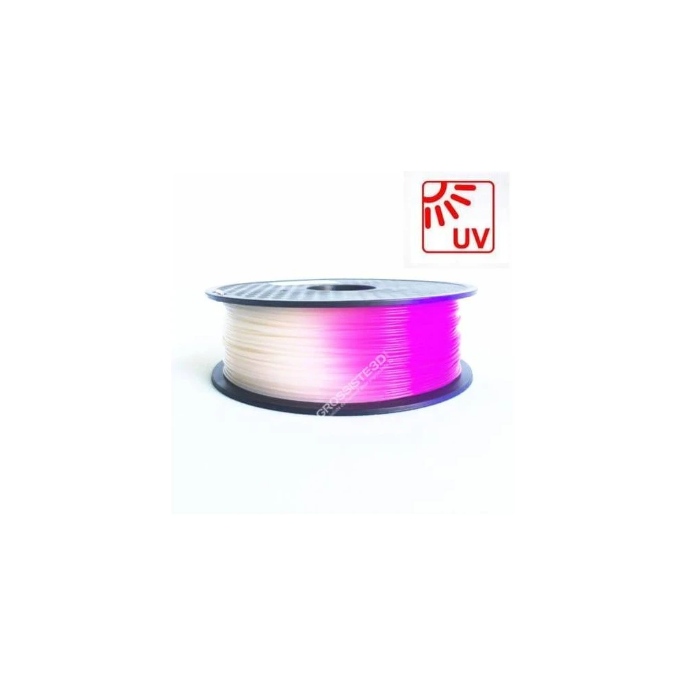 Filament 3D PLA Photosensible Blanc au Violet 1.75mm