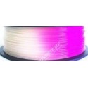 Filament 3D PLA Photosensible Blanc au Violet 1.75 mm par 10 mètres