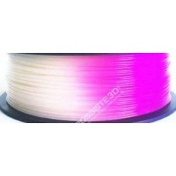 Filament 3D PLA Photosensible Blanc au Violet 1.75 mm par 10 mètres