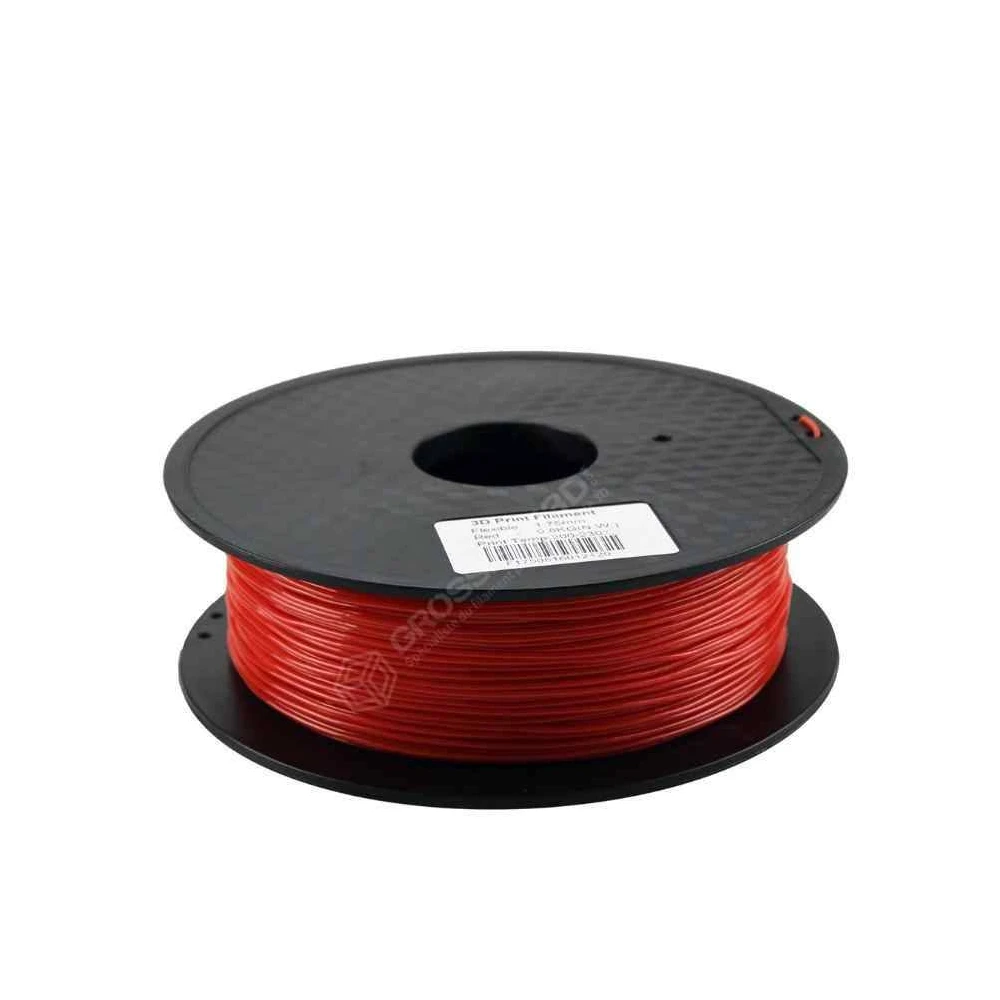 Filament 3D Rouge Flexible 1.75 mm