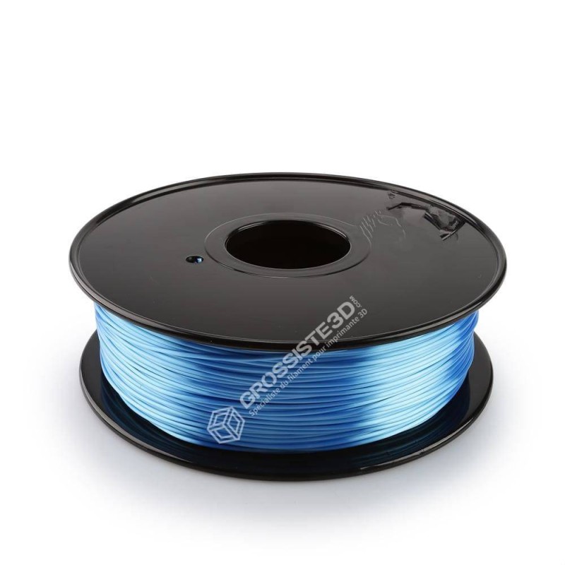 Filament 3D Soie (Silk) Bleu 1.75 mm 500g Filament 3D Soie (Silk) Bleu 1.75 mm 500g