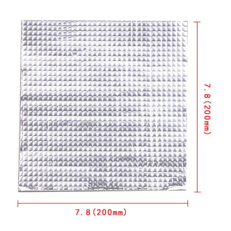 Adhésif Isolation thermique plateau chauffant imprimante 3D 200x200mm