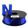 Filament PLA Translucide Bleu 2.85 mm – 1 Kg – Finition mi-transparent