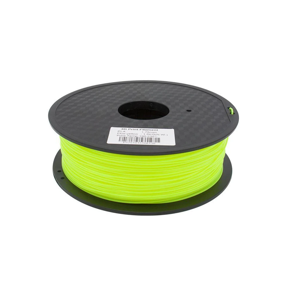 Filament 3D ABS Fluorescent 1kg Jaune 1.75 mm