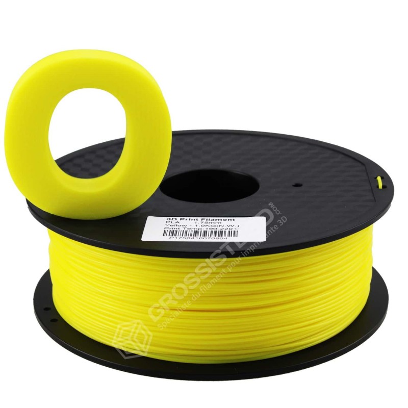 Fil 3D PLA 3 Kg 1.75 mm Jaune