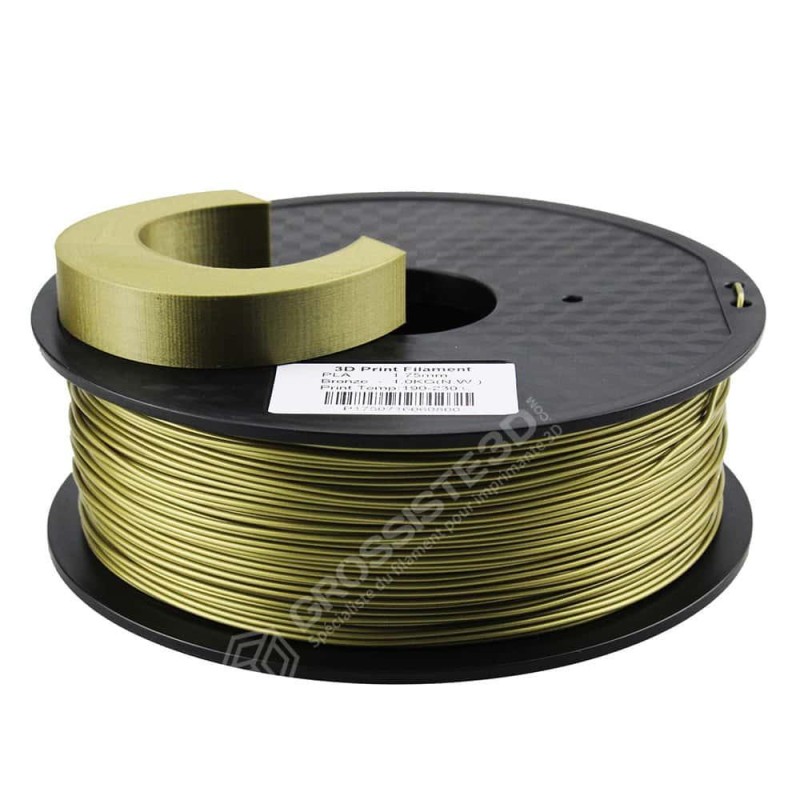 Fil 3D PLA 3 Kg 1.75 mm Bronze