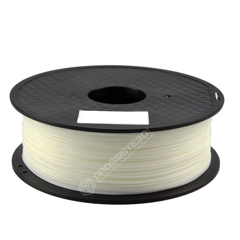 FIL 3D PLA Flexible soft 1 KG 1.75 MM Blanc FIL 3D PLA Flexible soft 1 KG 1.75 MM Blanc