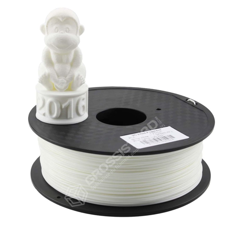 Fil 3D 1 Kg ABS 3.00 mm Blanc neige