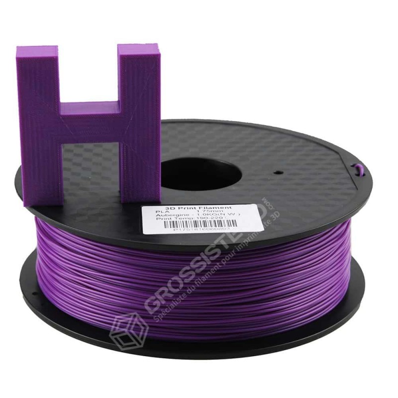 Fil 3D 1 Kg PLA 3.00 mm Aubergine