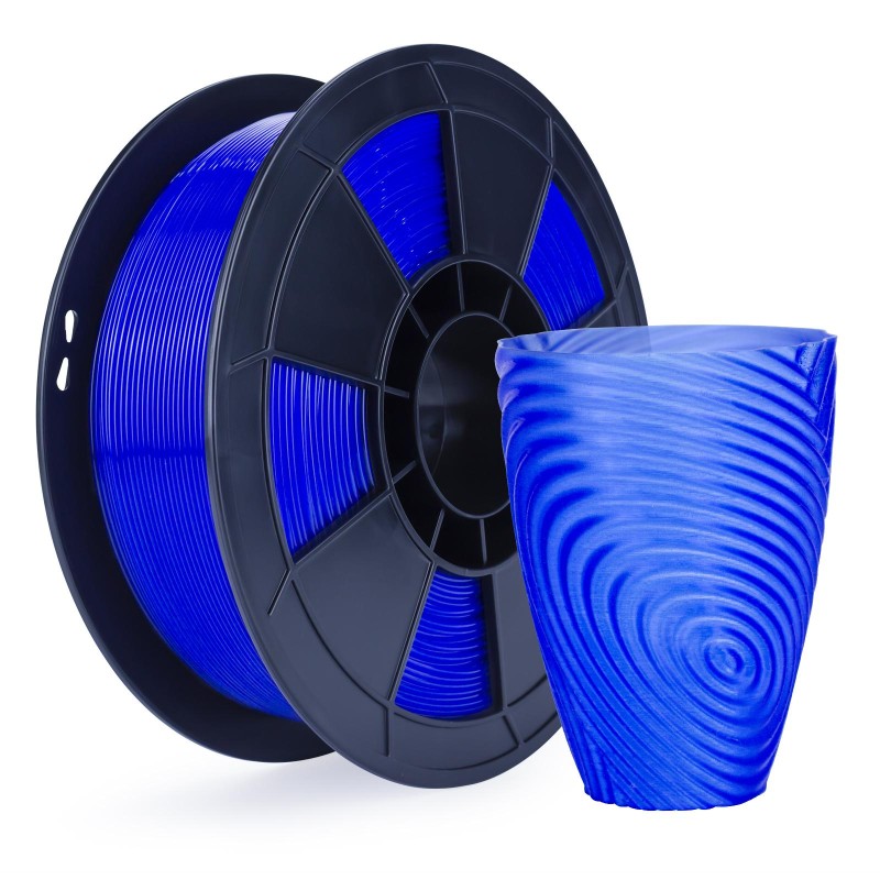 Filament 3D PLA Translucide 1 Kg Bleu 1.75mm