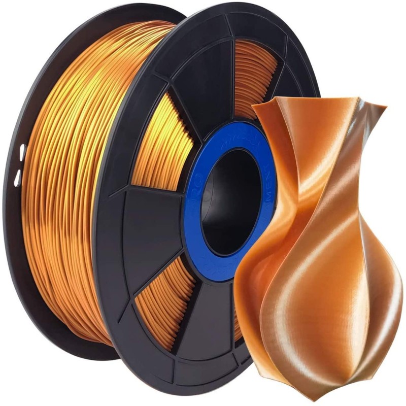 Filament 3D Silk Glossy 500g Cuivre Rouge 1.75 mm