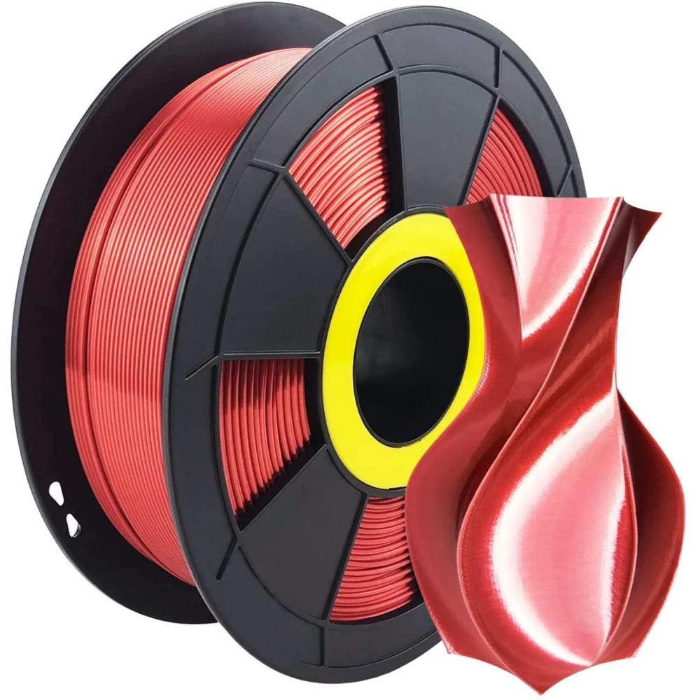 Filament 3D Silk Glossy 500g Rouge 1.75 mm