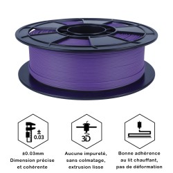 Fil 3D PLA MAT 500g 1.75 mm Violet