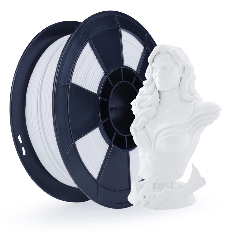 Fil 3D PLA MAT 500g 1.75 mm Blanc