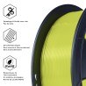 Filament 3D PLA Translucide 500g Jaune 1.75mm Filament 3D PLA Translucide 500g Jaune 1.75mm