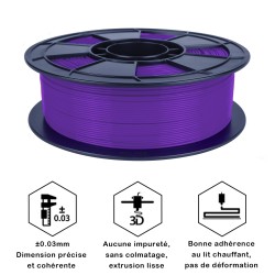 Fil 3D PLA 500g 1.75 mm Violet