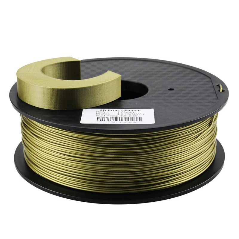 Fil 3D 1 Kg PLA 3.00 mm Bronze